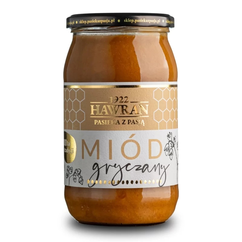 Miód gryczany 1050g - Hawran