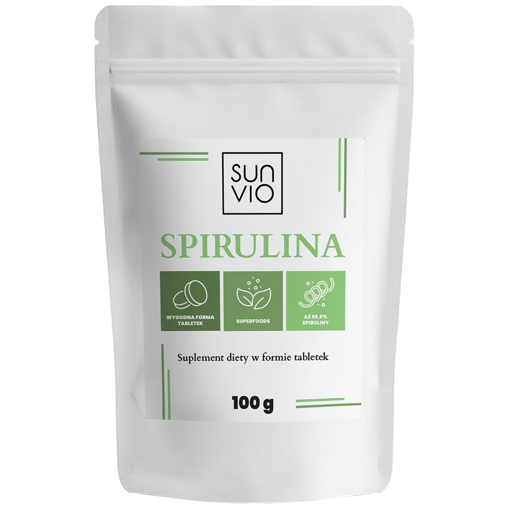 SunVio Spirulina tabletki (400 tabletek - 100g) - Sunvio