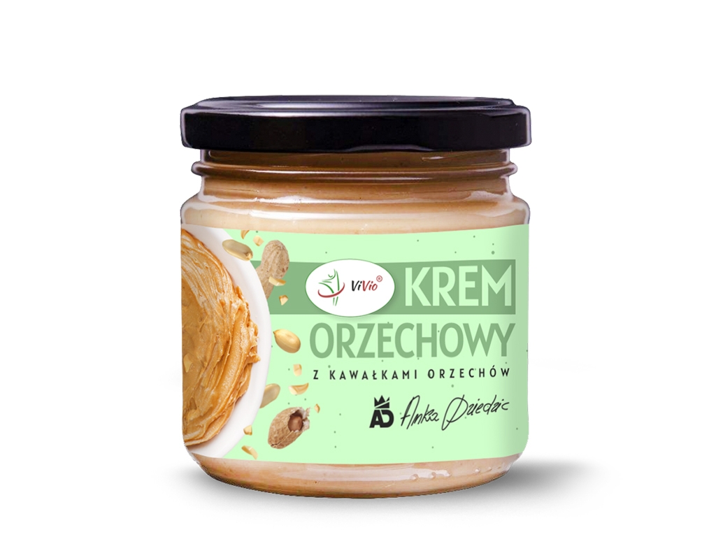 Krem orzechowy crunchy 200g VIVIO - Vivio