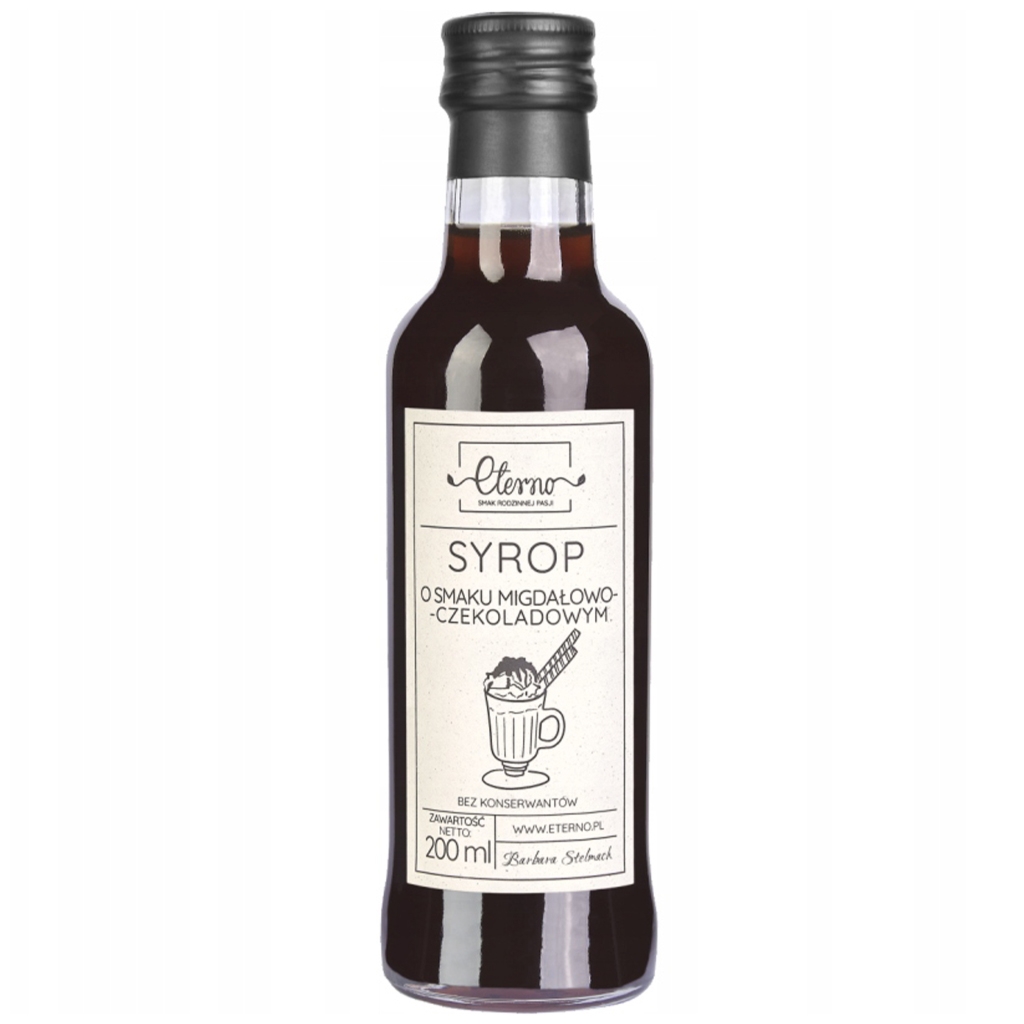 ETERNO Syrop o smaku migdałowo - czekolad. 200ml - Eterno