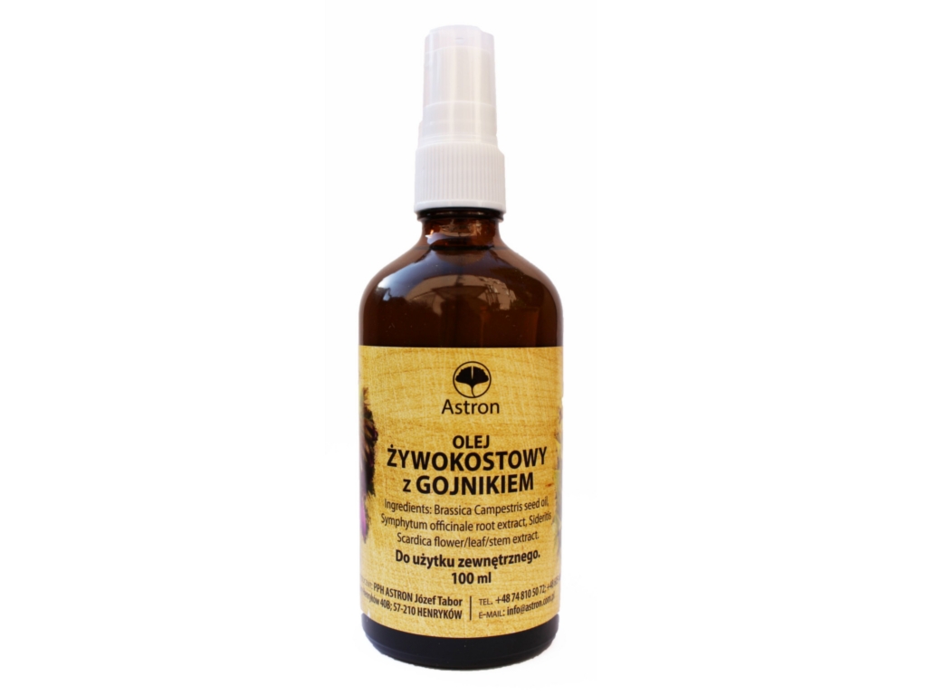 Olej Żywokostowy z Gojnikiem 100ml - Astron