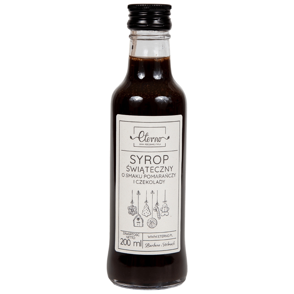 ETERNO Syrop świąteczny o smaku pom. i czek. 200ml - Eterno