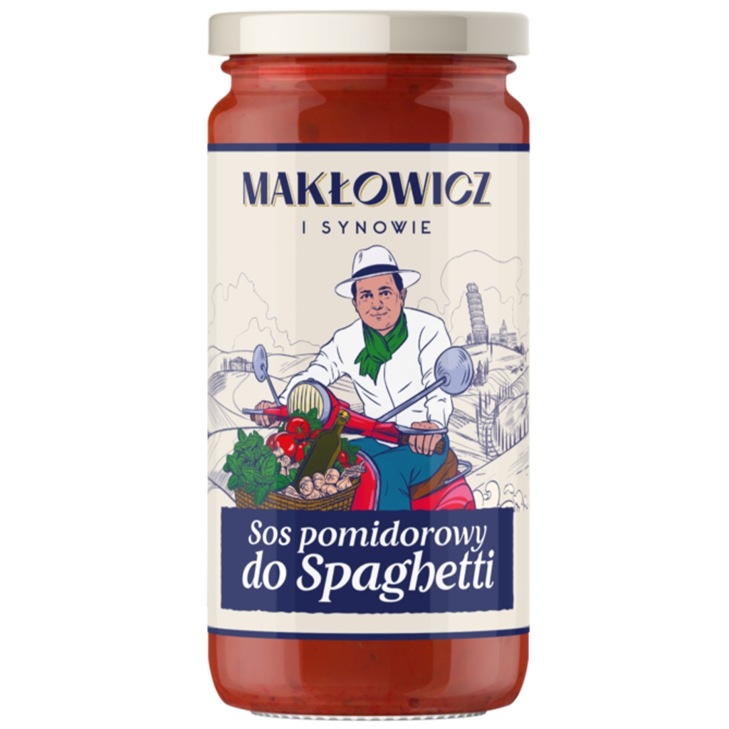 MAKŁOWICZ I SYNOWIE Sos do spagetti 400g - Makłowicz I Synowie