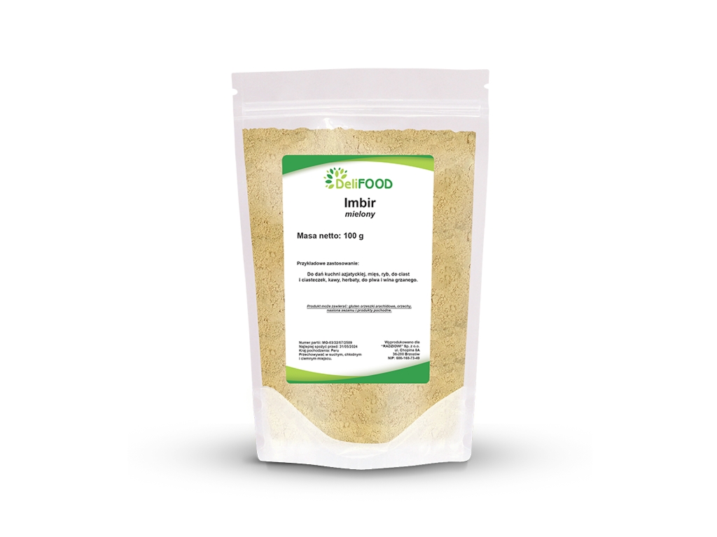 Imbir mielony - 100g - Delifood