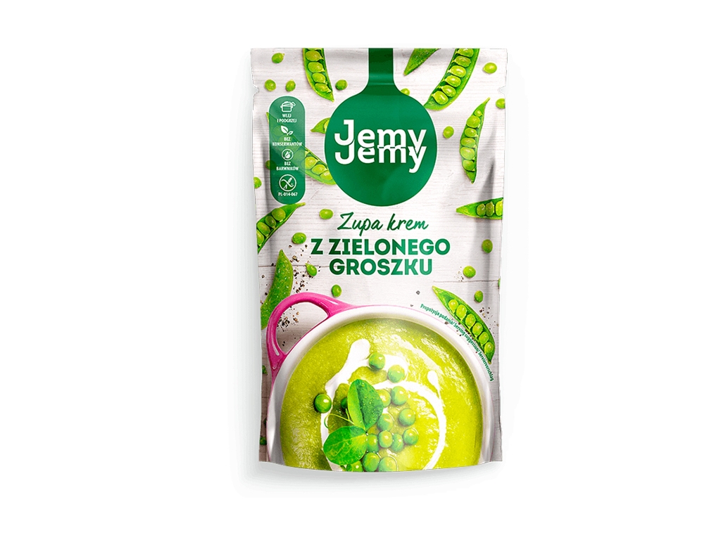 Zupa krem z zielonego groszku 375g - Jemy Jemy