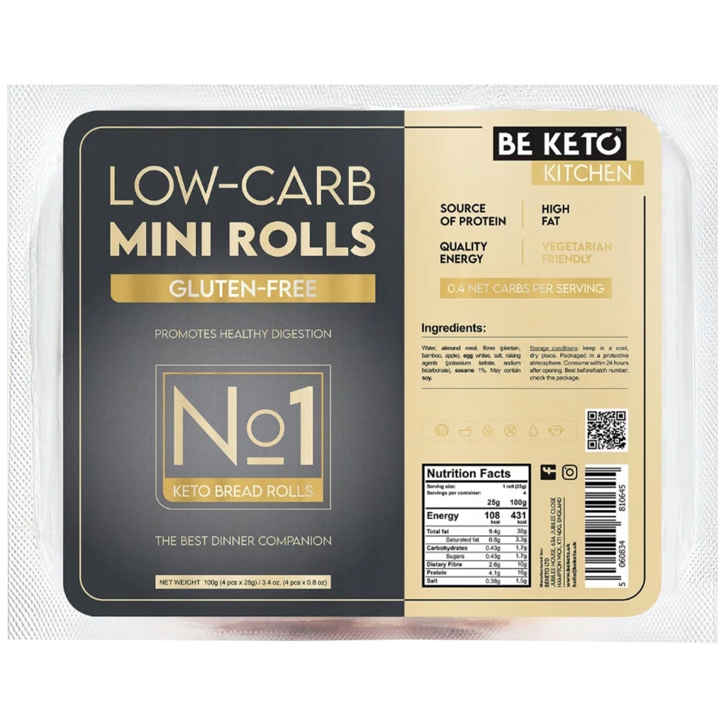BE KETO Keto Bułeczki bezglutenowe 100 g