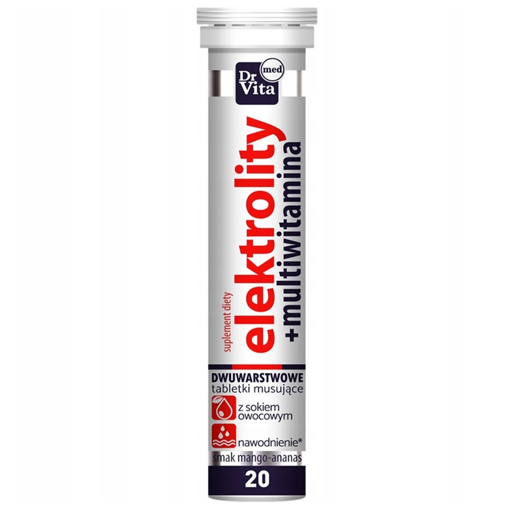 Dr Vita Elektrolity 20 tabletek musujących - Dr Vita