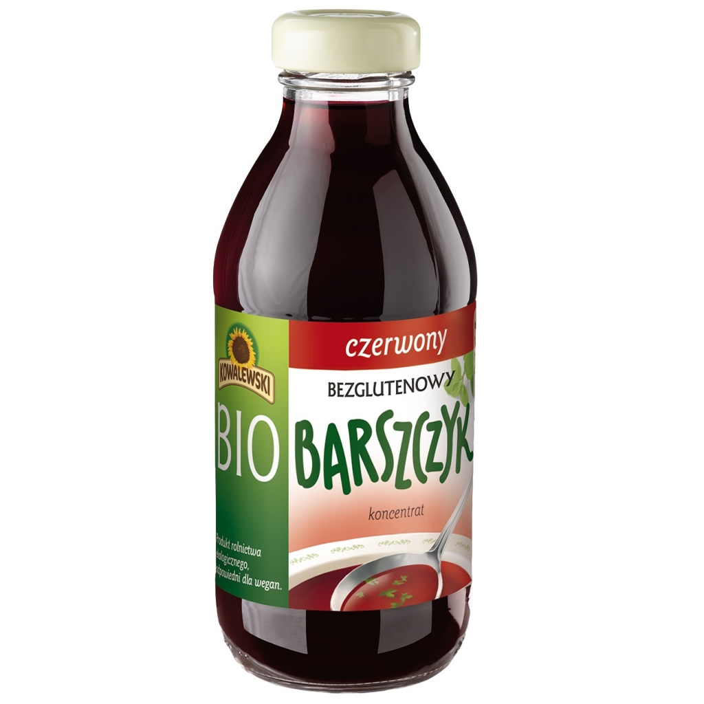Barszcz czerwony bezglutenowy koncentrat bio 320 ml - Kowalewski