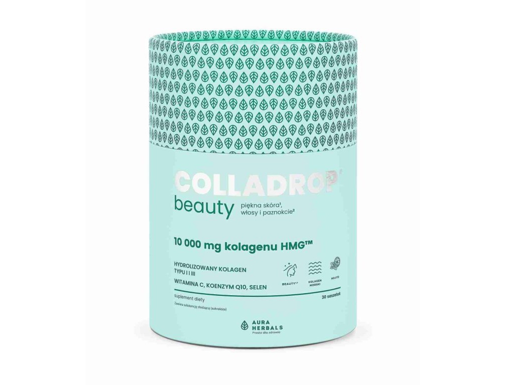 Kolagen Colladrop Beauty MOJITO 30 saszetek Aura Herbals - Aura Herbals