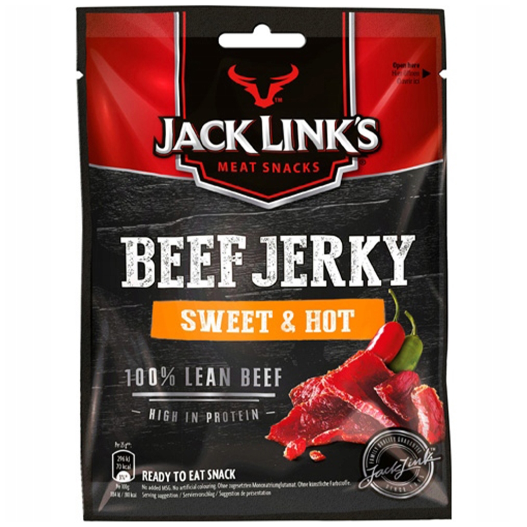 Jack Link's Wołowina w kawałkach: suszona i wędzona. Sweet & Hot 25 g - Jack Link's
