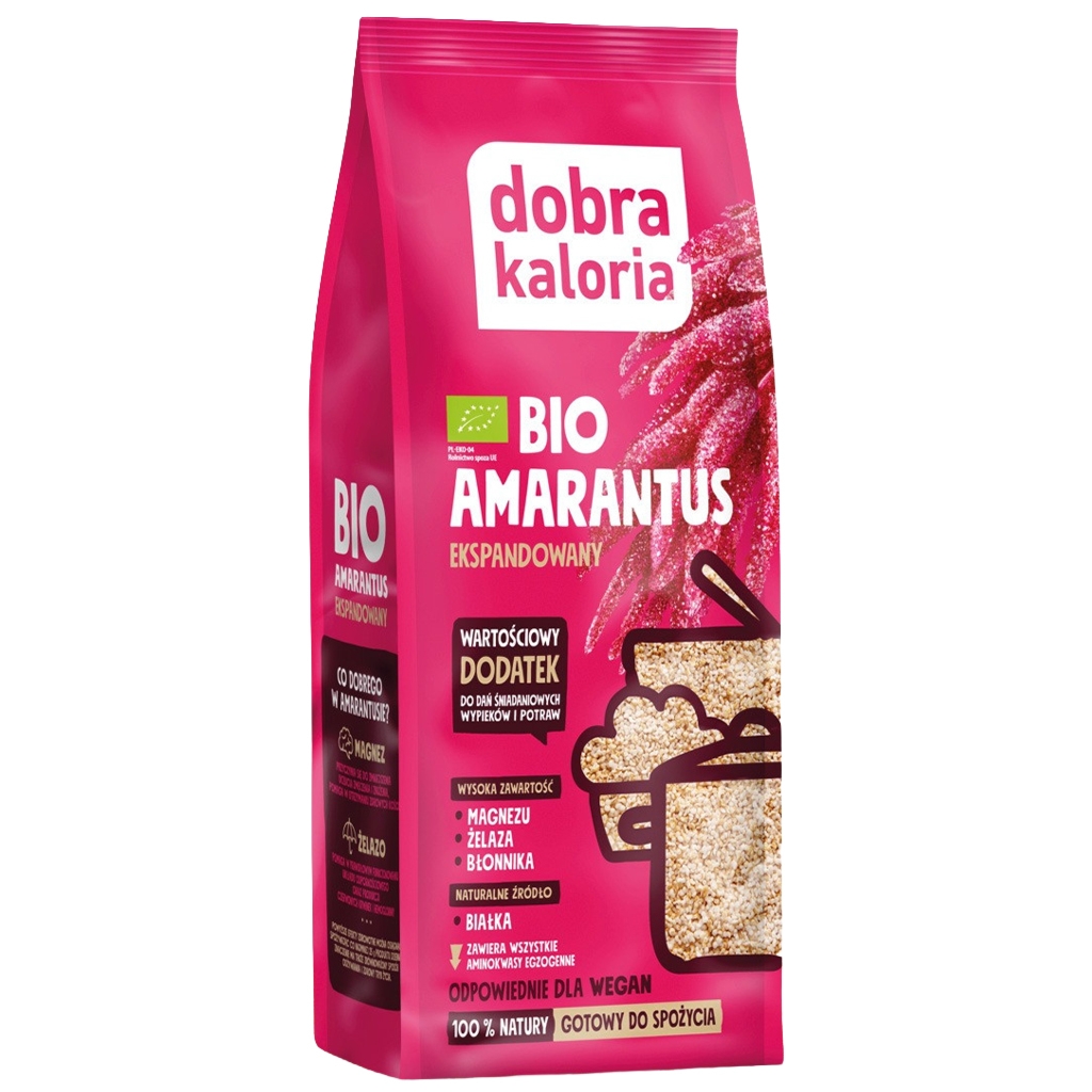 Amarantus ekspandowany BIO 120g - Dobra Kaloria