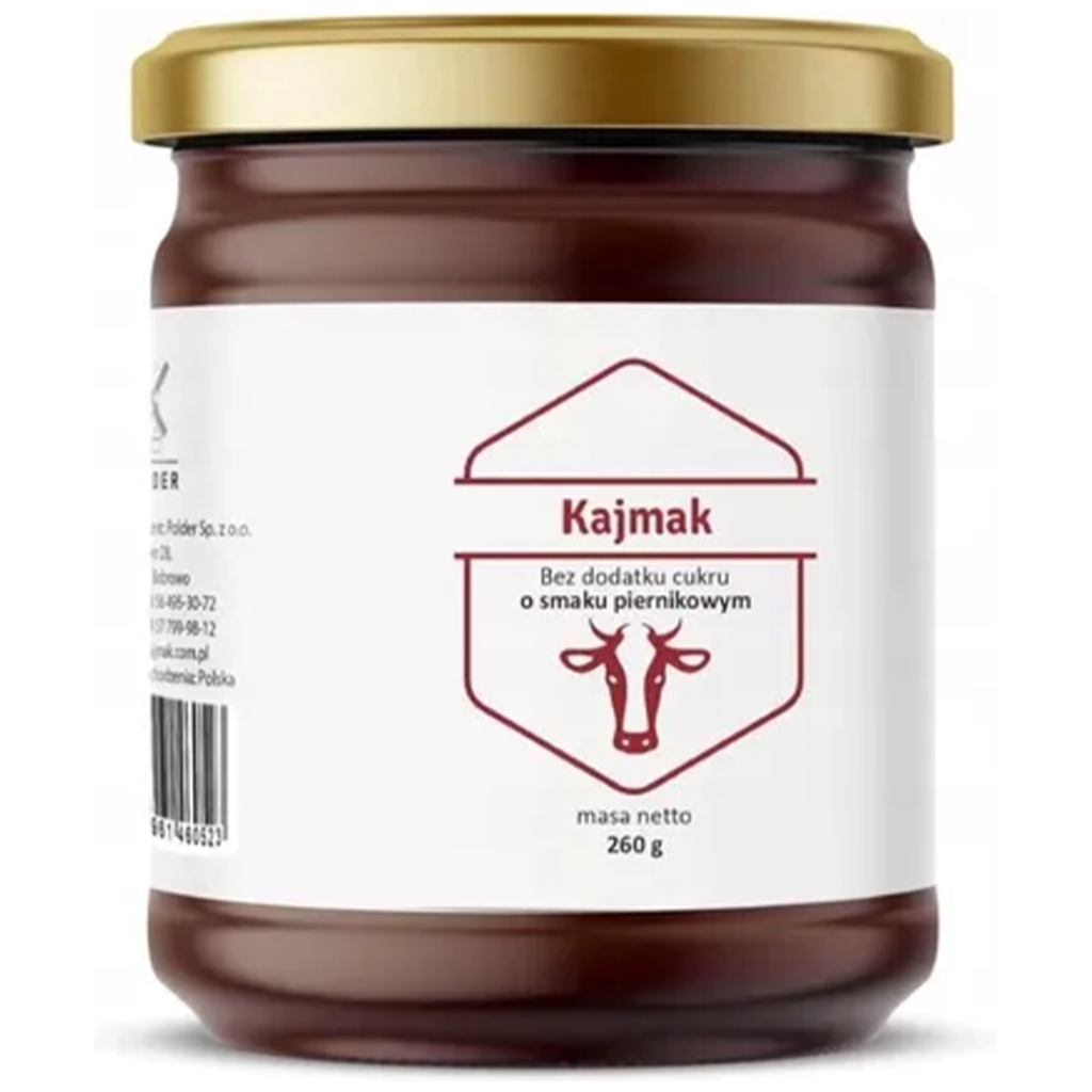 Polder Kajmak bez dodatku cukru piernikowy 260g - Polder