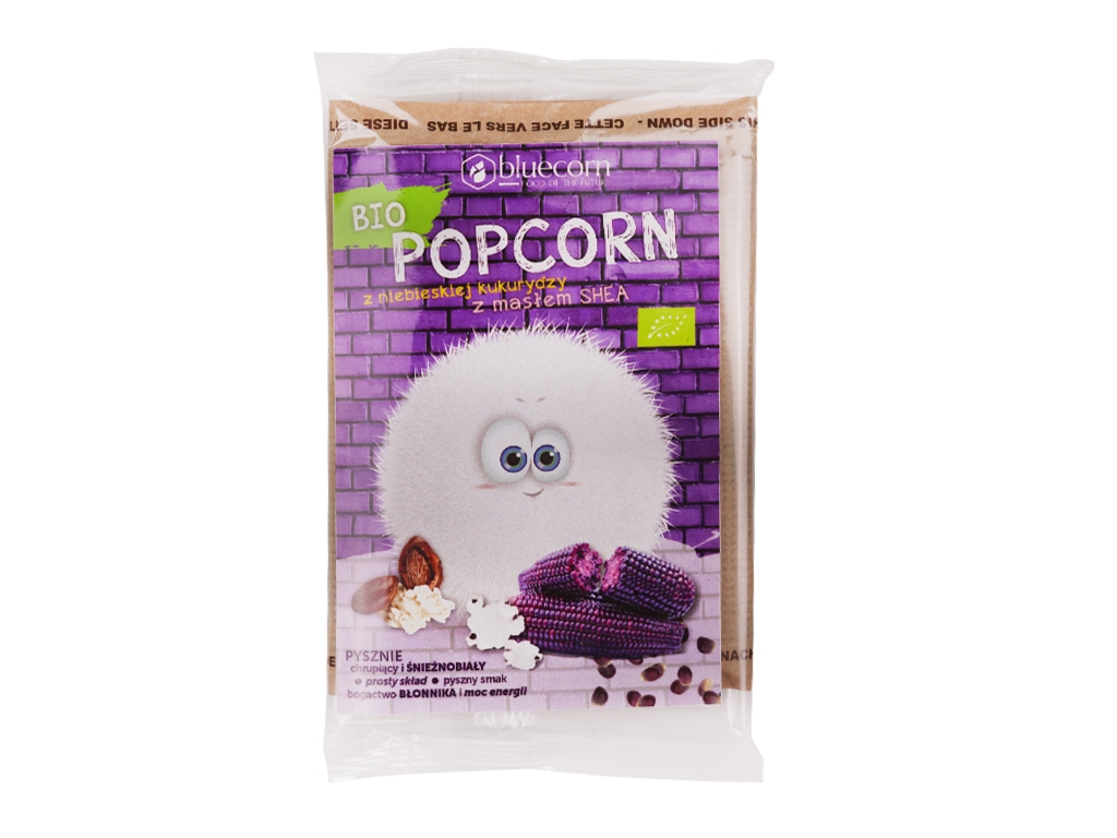 BIO Popcorn z nieb. kuk z mas. shea 100g bluecorn - Popcrop
