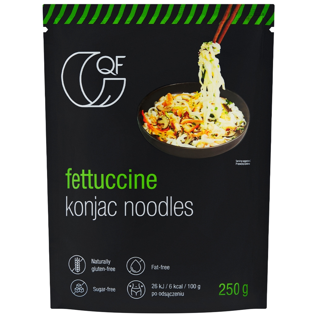 Quality Food MAKARON KONJAC FETTUCCINE 250G - Quality Food