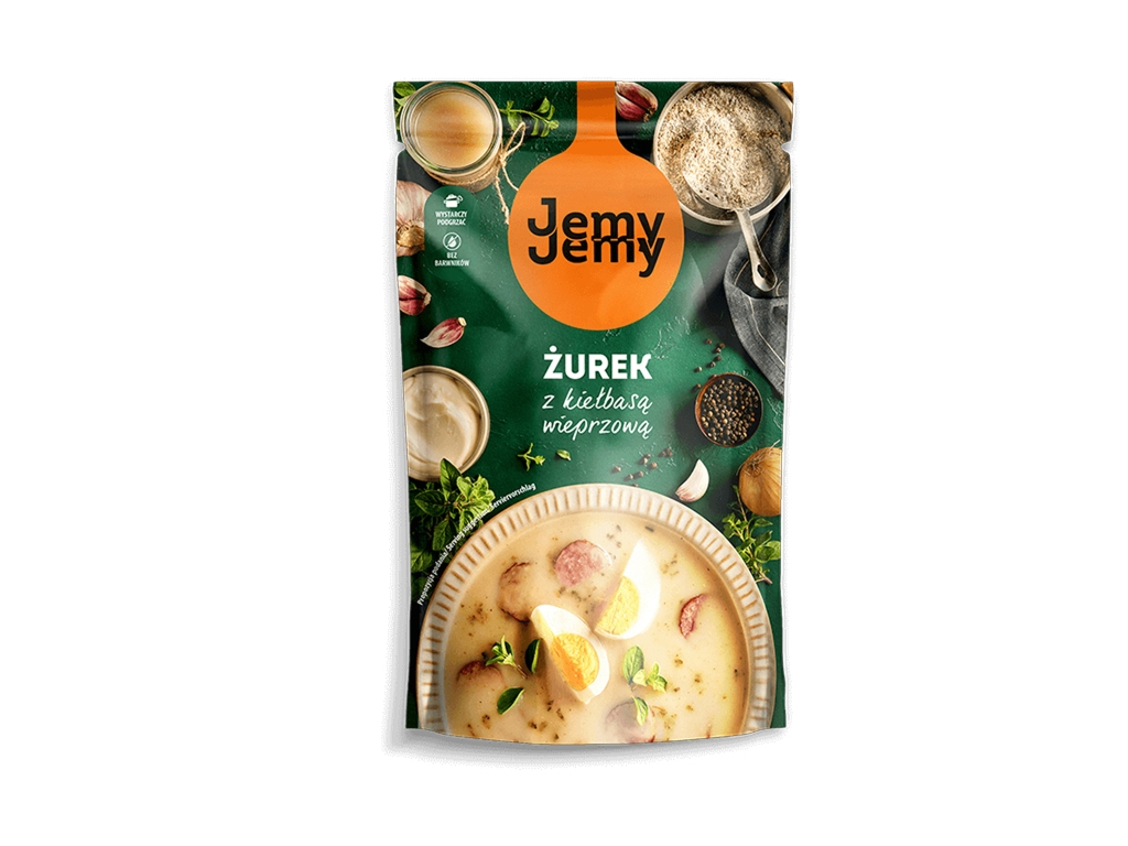 Żurek z kiełbasą wieprzową 450g - Jemy Jemy