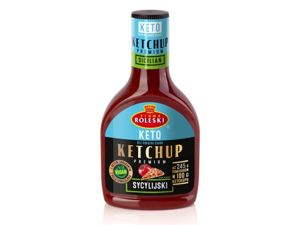 Ketchup sycylijski premium keto 425g - Roleski