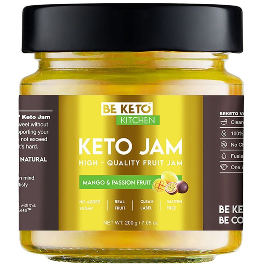 BE KETO Keto Dżem Mango Marakuja 200 g