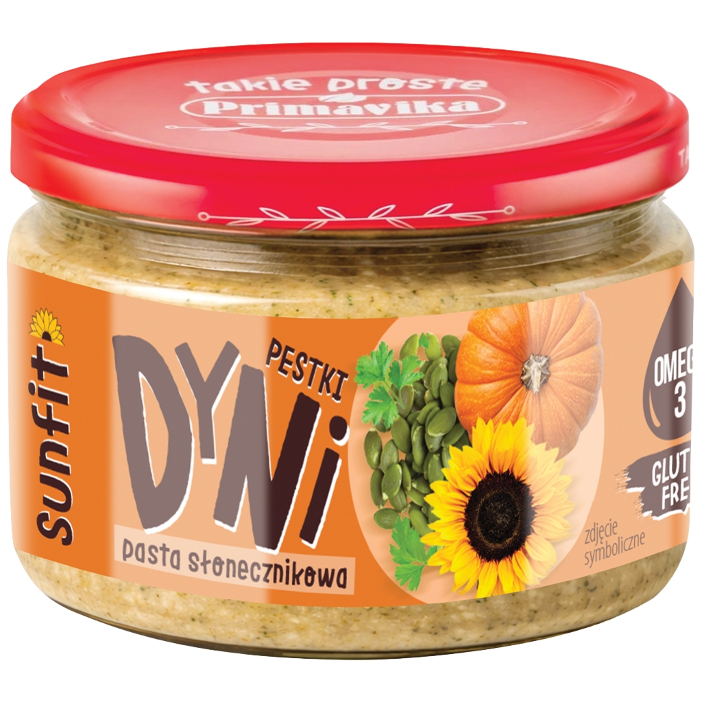 Primavika Pasta słonecznikowa z pestkami dyni 180g - Primavika