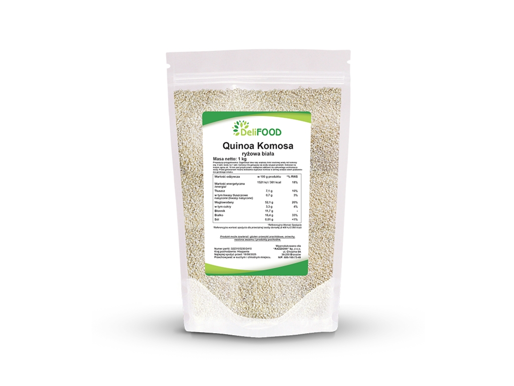 Quinoa komosa ryżowa biała 1000g - Delifood