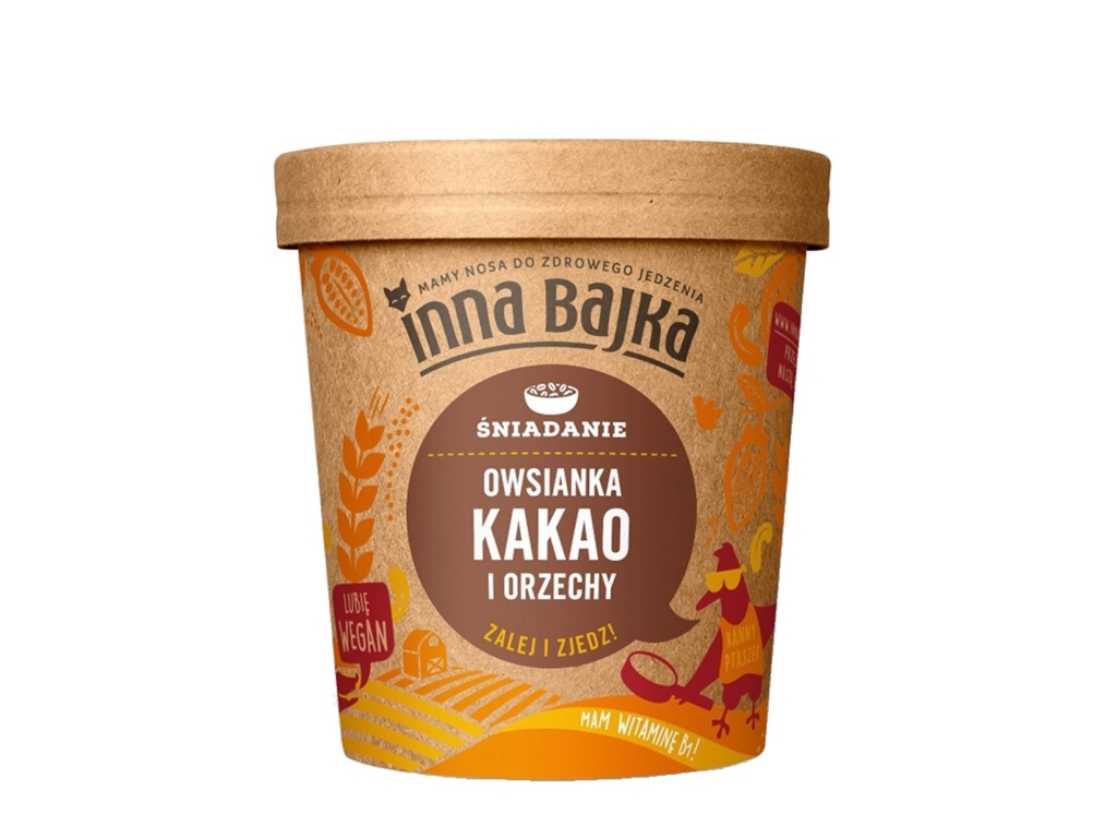 Owsianka kakao i orzechy 70g - Inna Bajka