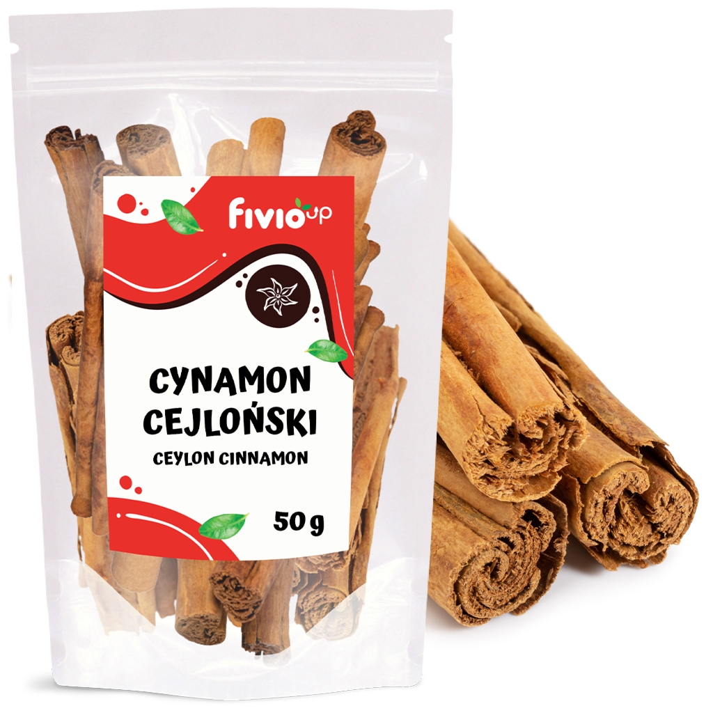 Cynamon cejloński laski 50g - Fivio