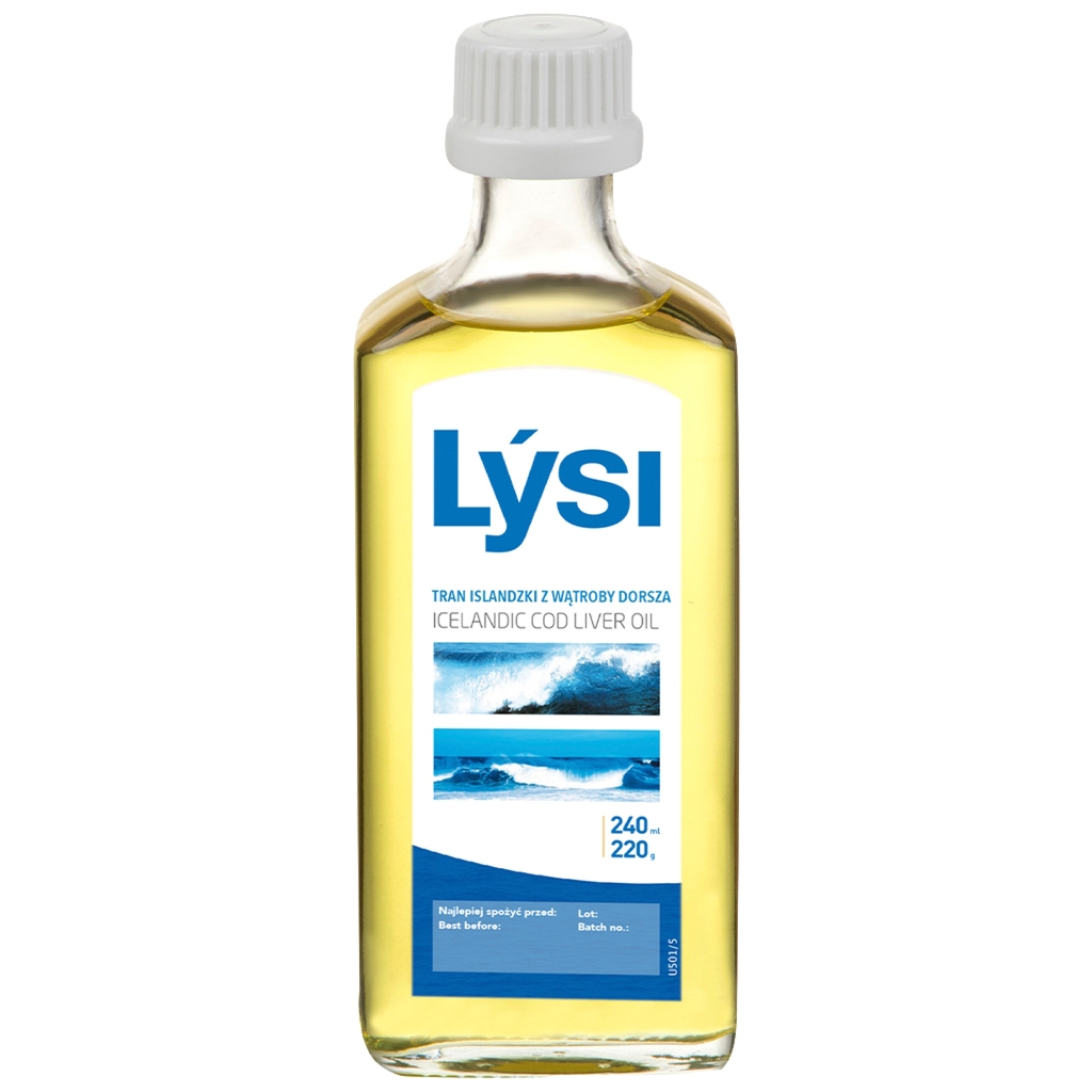 Lysi TRAN ISLANDZKI 1080 mg MSC mg NATURALNY - Lysi