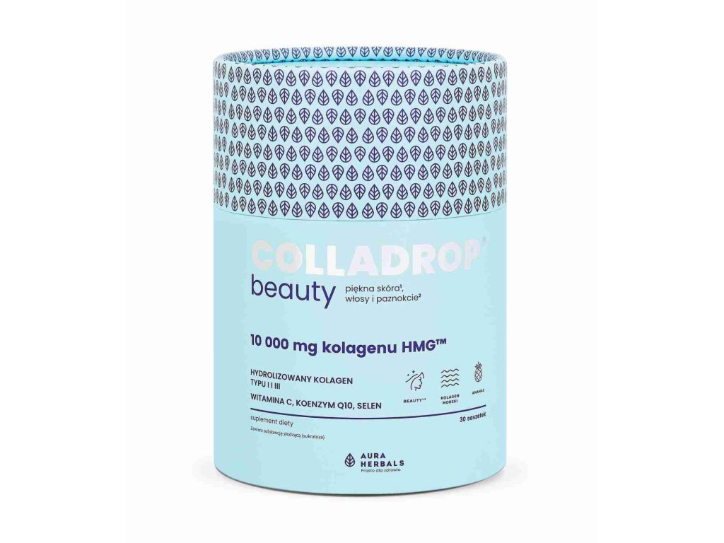 Kolagen Colladrop Beauty ANANAS 30 saszetek Aura Herbals - Aura Herbals