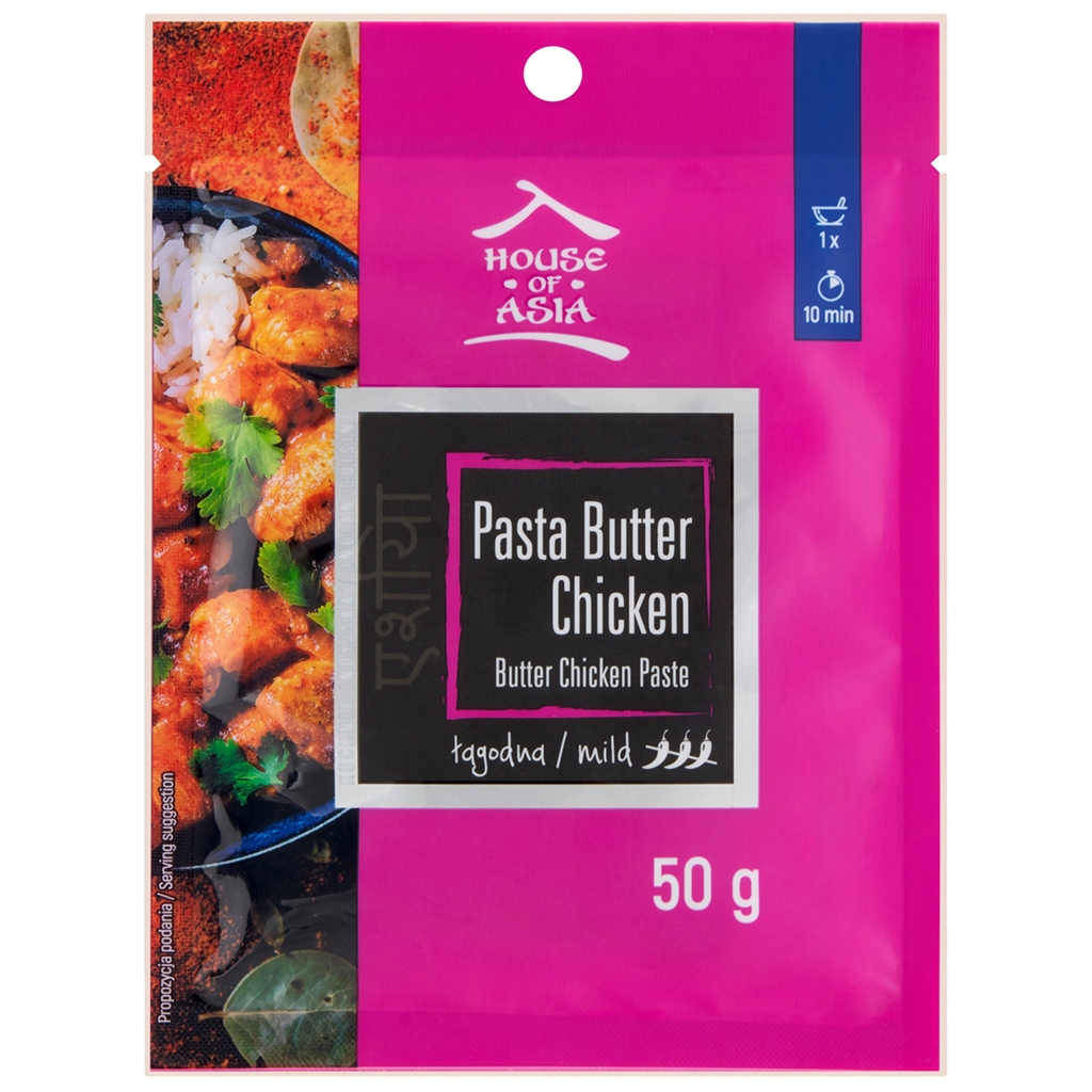 House of Asia Pasta Butter Chicken łagodna 50g - House Of Asia