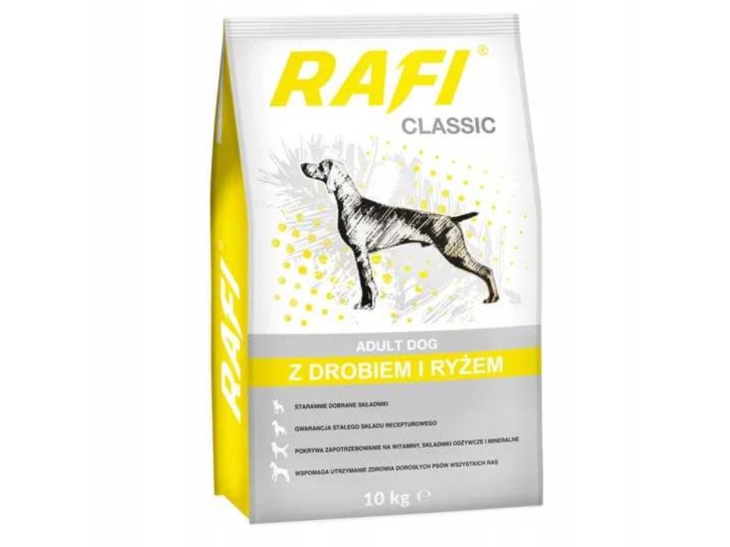 RAFI Sucha karma sucha dla psa z drobiem 10kg
