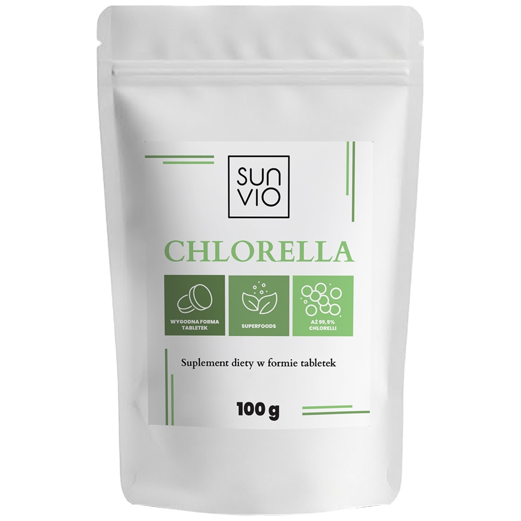 SunVio Chlorella tabletki (400 tabletek - 100g) - Sunvio
