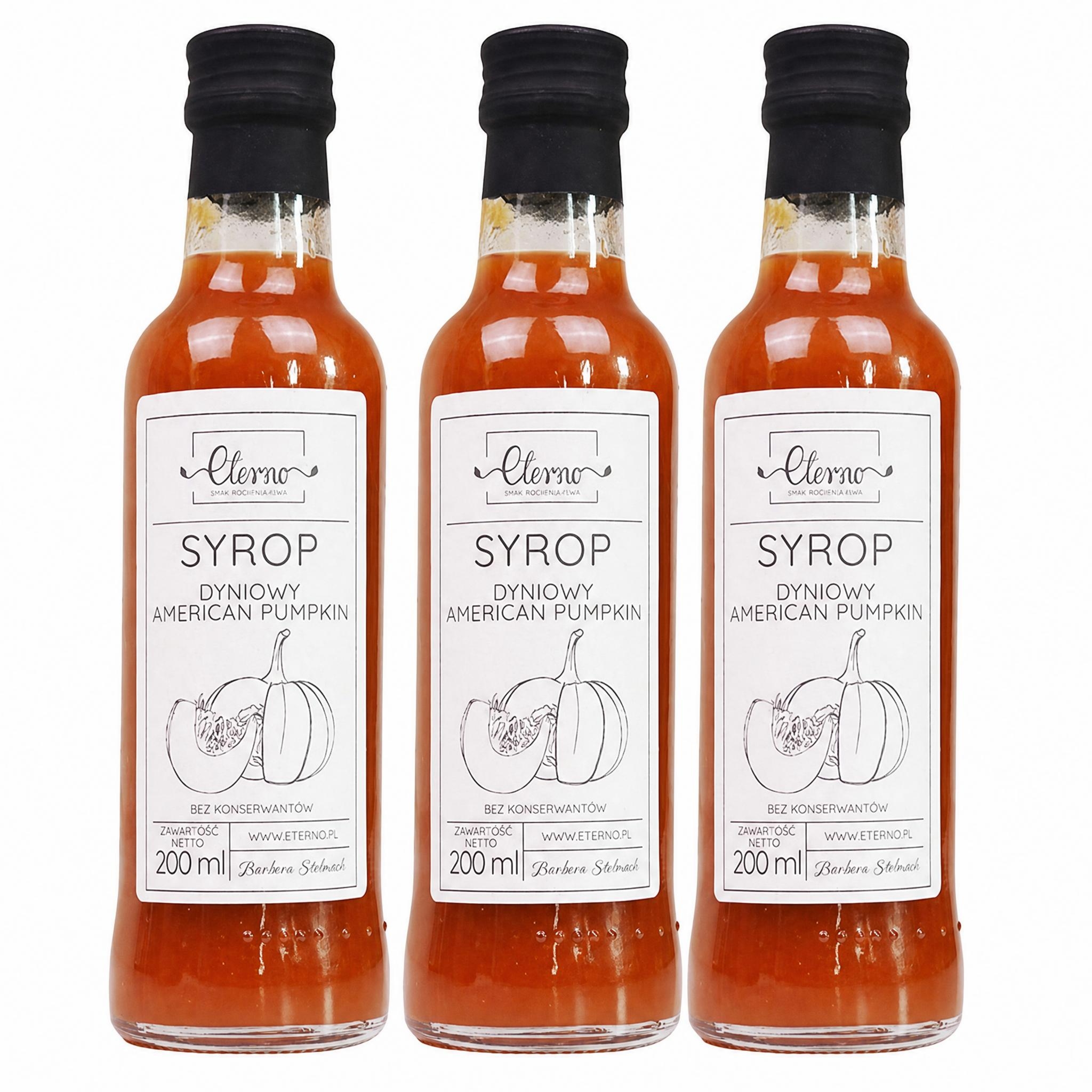 Syrop dyniowy American Pumpkin 200ml x 3 szt - Cosdlazdrowia.pl