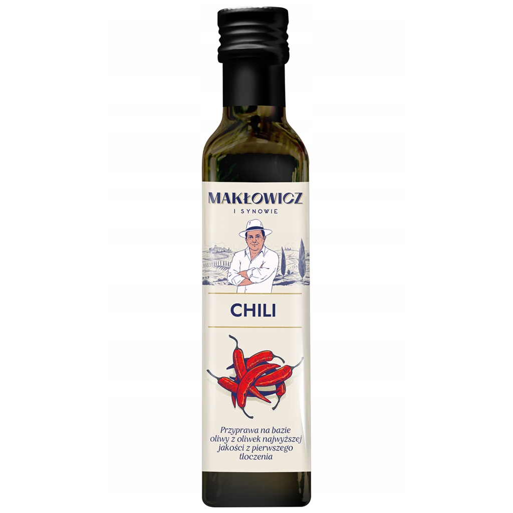 MAKŁOWICZ I SYNOWIE Przyprawa Na Bazie Oliwy Z Oliwek Chilli 250 ml - Makłowicz I Synowie