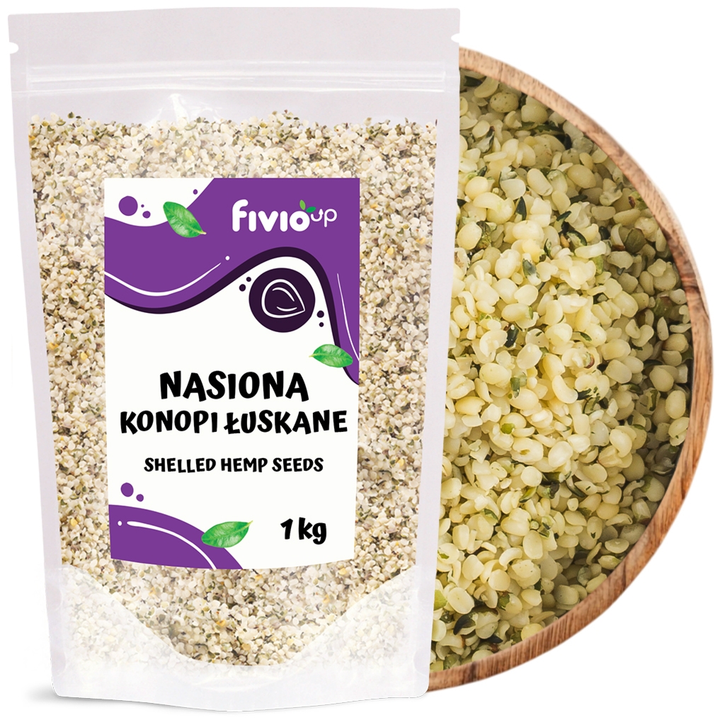 fivio Nasiona konopi łuskane 1 kg - Fivio