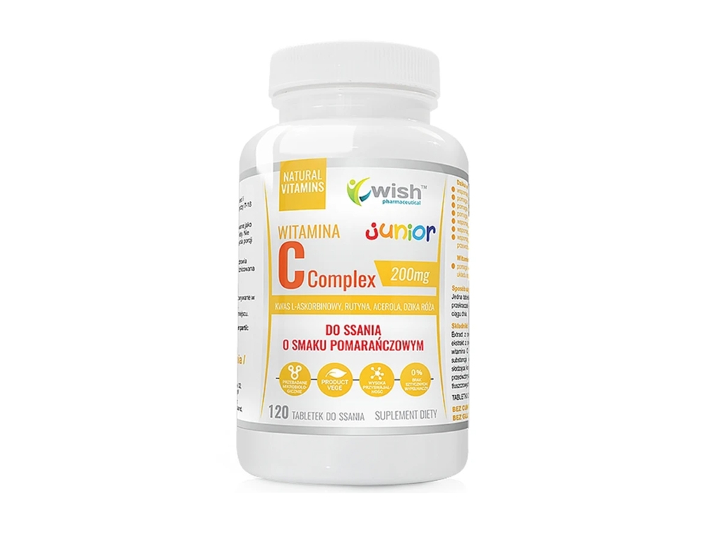 Witamina C COMPLEX JUNIOR 200mg - WISH - Wish
