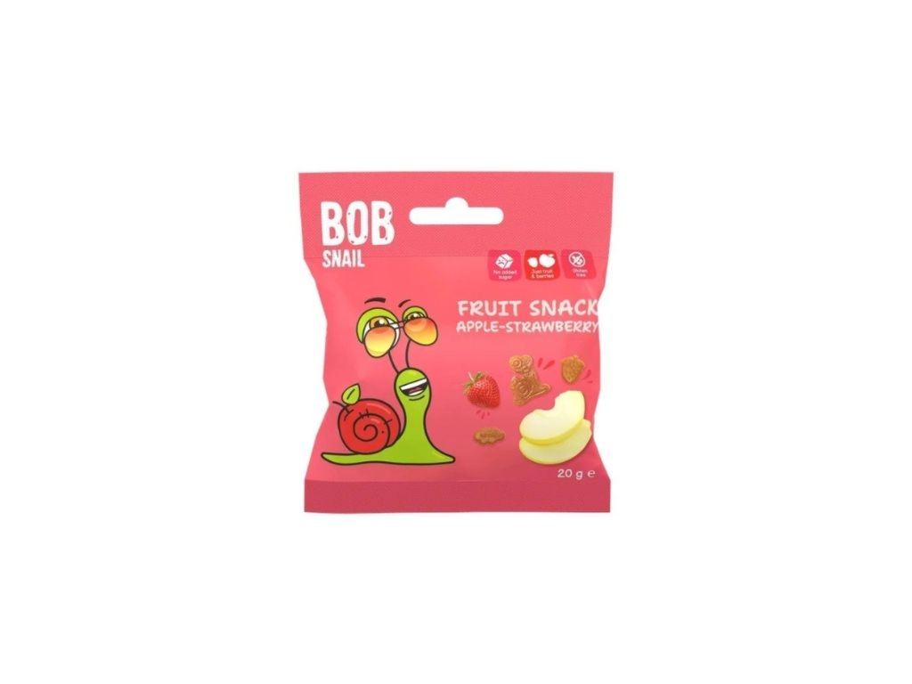Przekąska owocowa fruit snack jabłko-truskawka bez dodatku cukru 20g - Cosdlazdrowia.pl