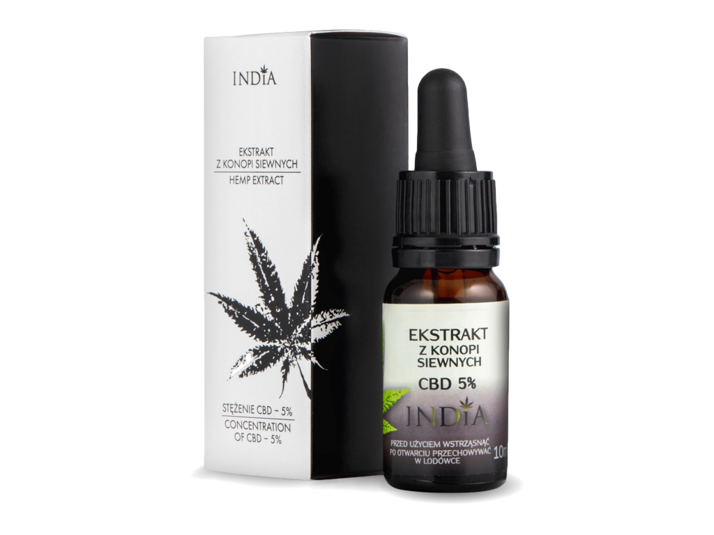 Olej z CBD 5% 10ml INDIA - India
