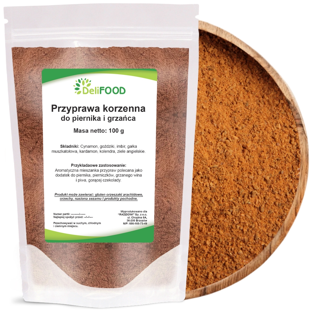 Przyprawa korzenna do piernika i grzańca 100g - Delifood