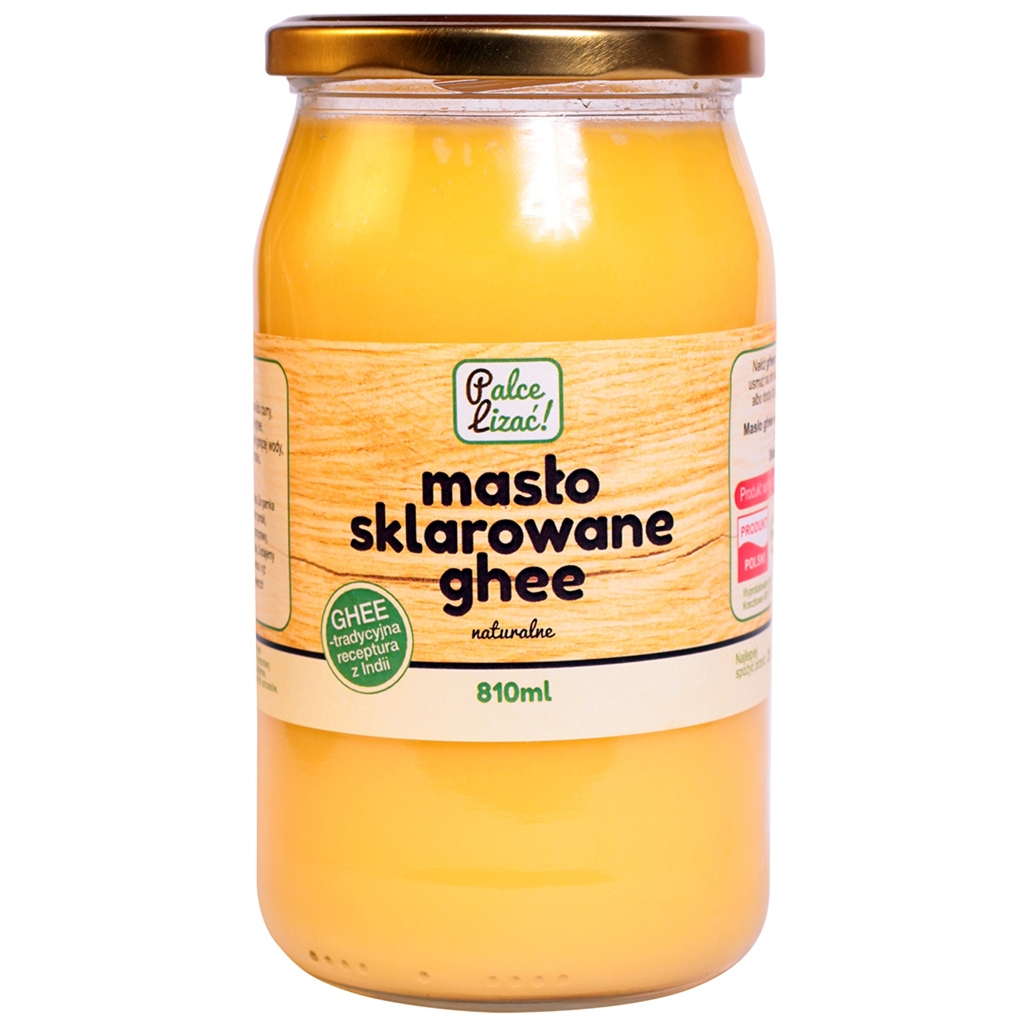Masło sklarowane ghee klasyczne 750g - Palce Lizać