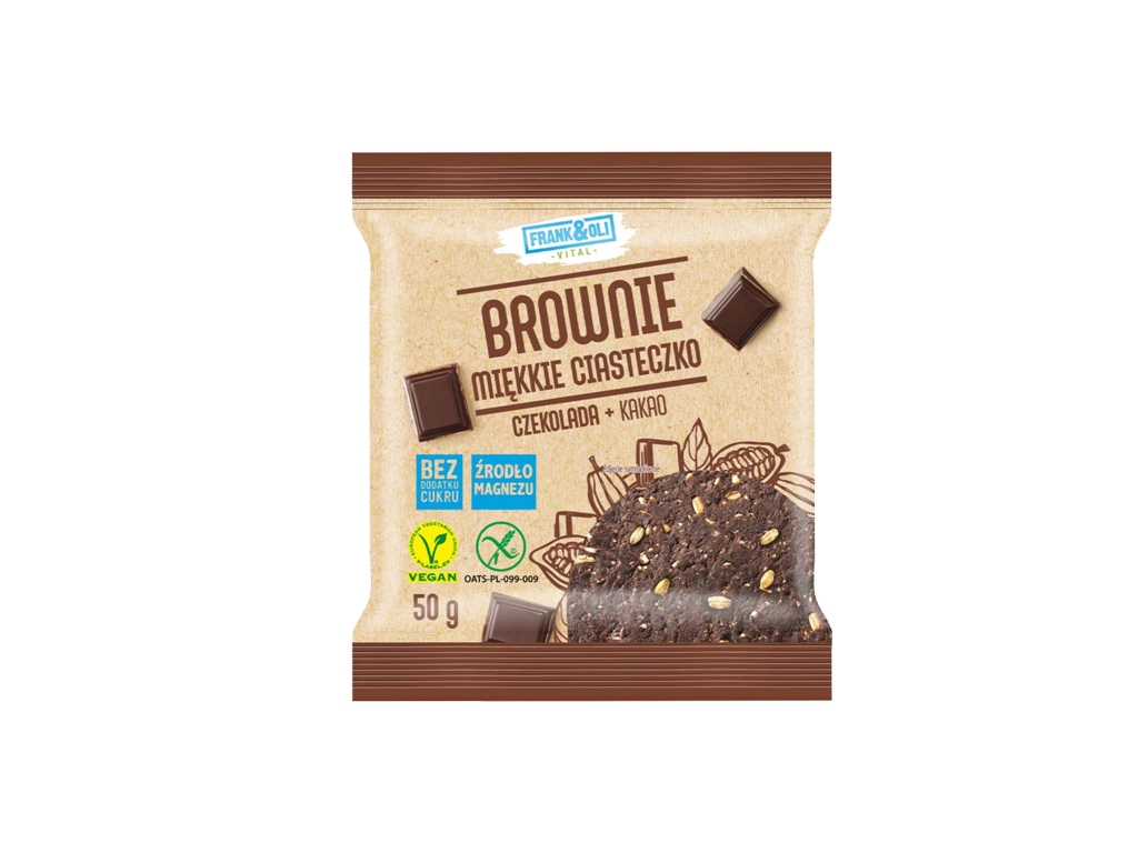 Ciasteczko Brownie Czekolada i kakao 50g - Frank&oli