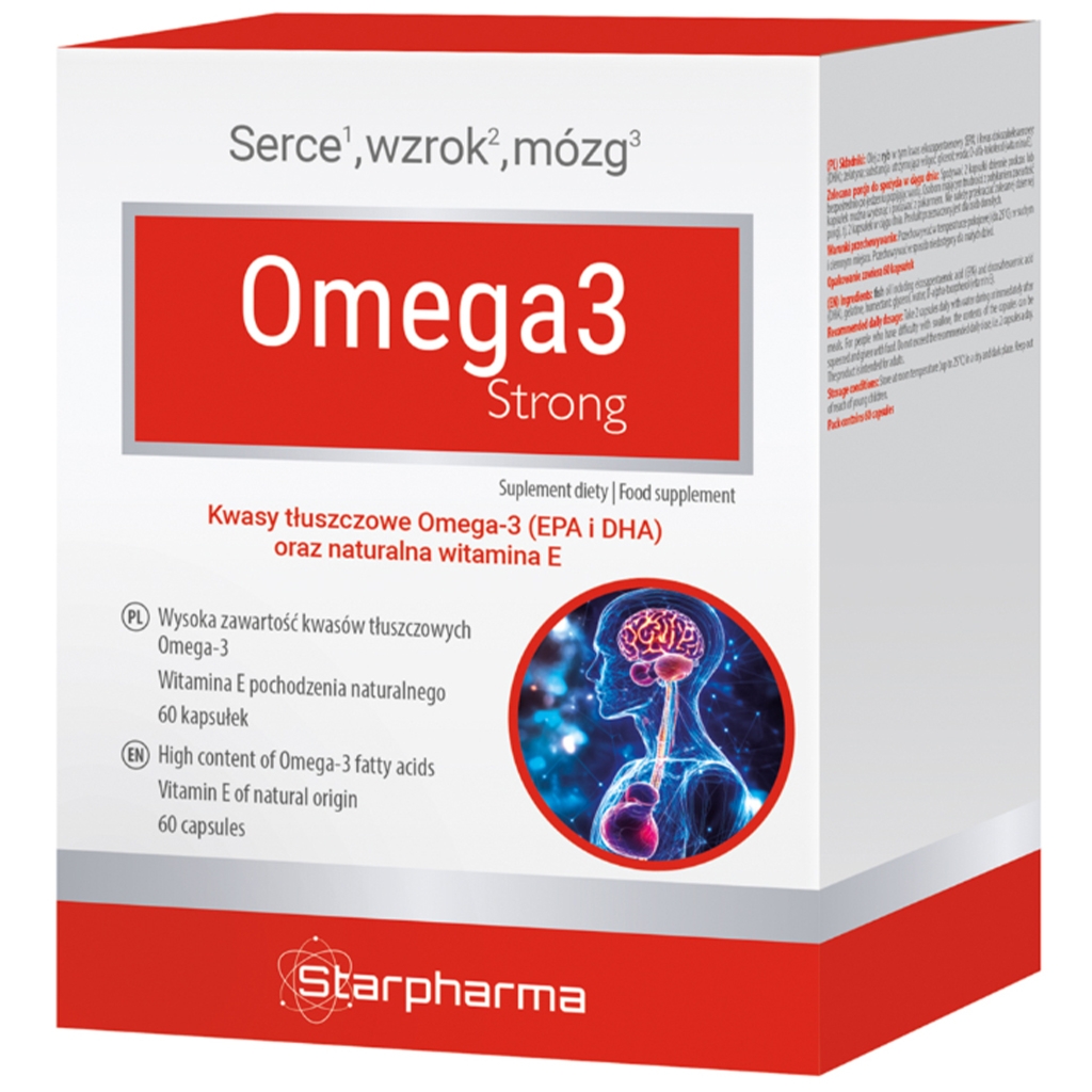 STARPHARMA OMEGA 3 STRONG 60 kapsułek - Starpharma