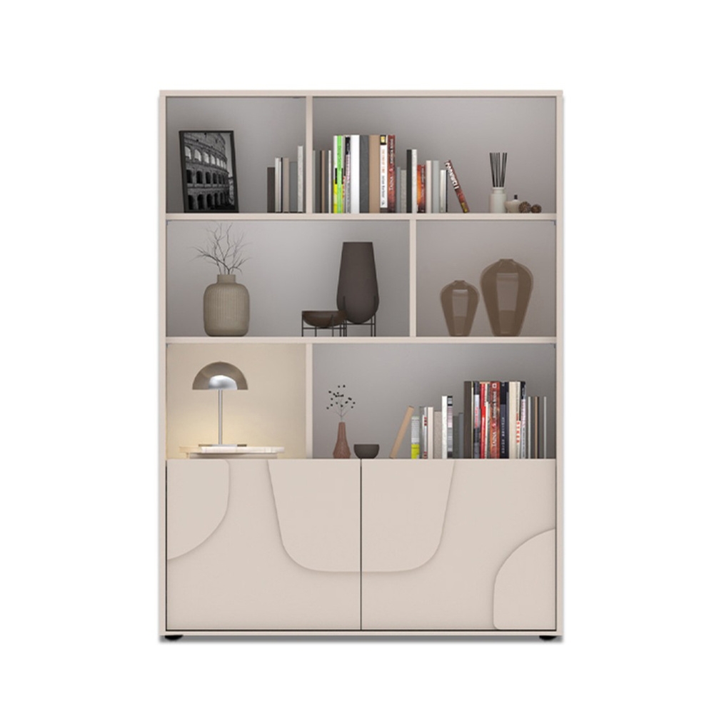 Regał do salonu kaszmir mat 105 x 40 x 156 cm Muna