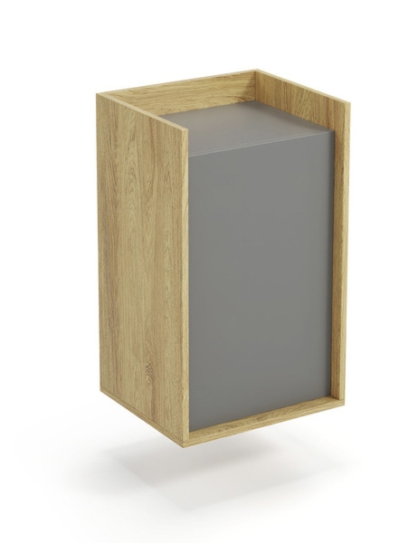 Szafka modułowa 1D hikora naturalna / szara mat 41 cm Mobius