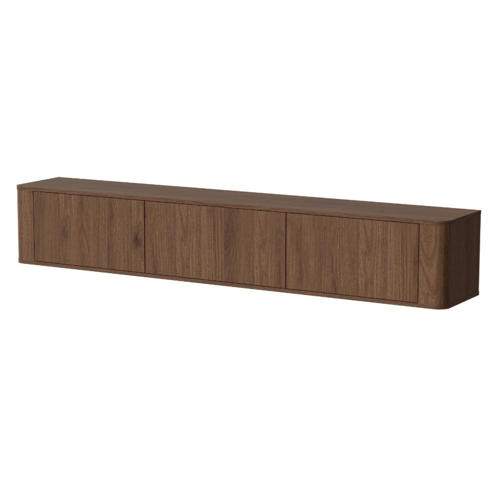 Szafka RTV orzech elegant mat 210 cm Lunaro