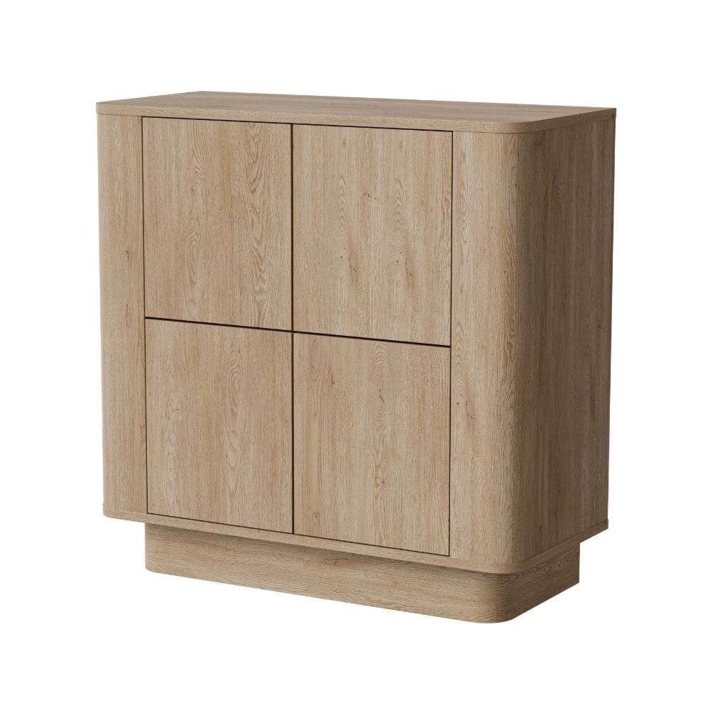 Komoda z drzwiami dąb cremona mat 80 cm Varese