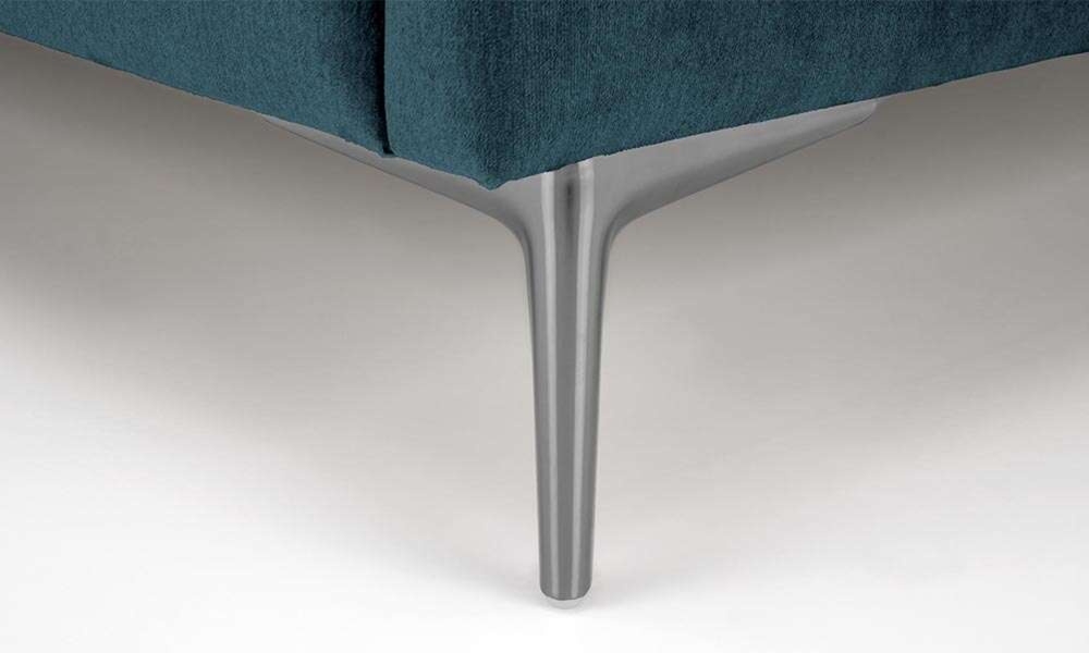 Korpus do łóżka tapicerowany zielony 160x200 cm Modulo