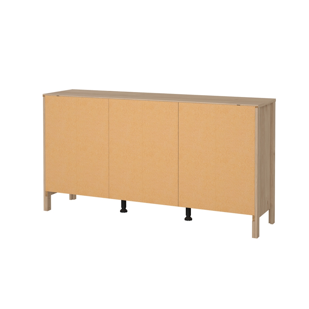 Komoda z szufladami i drzwiami jackson hickory 151 cm Madrid Tvilum