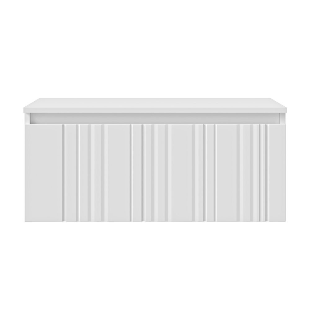 Szafka pod umywalkę z szufladą biała mat 80 cm Alba