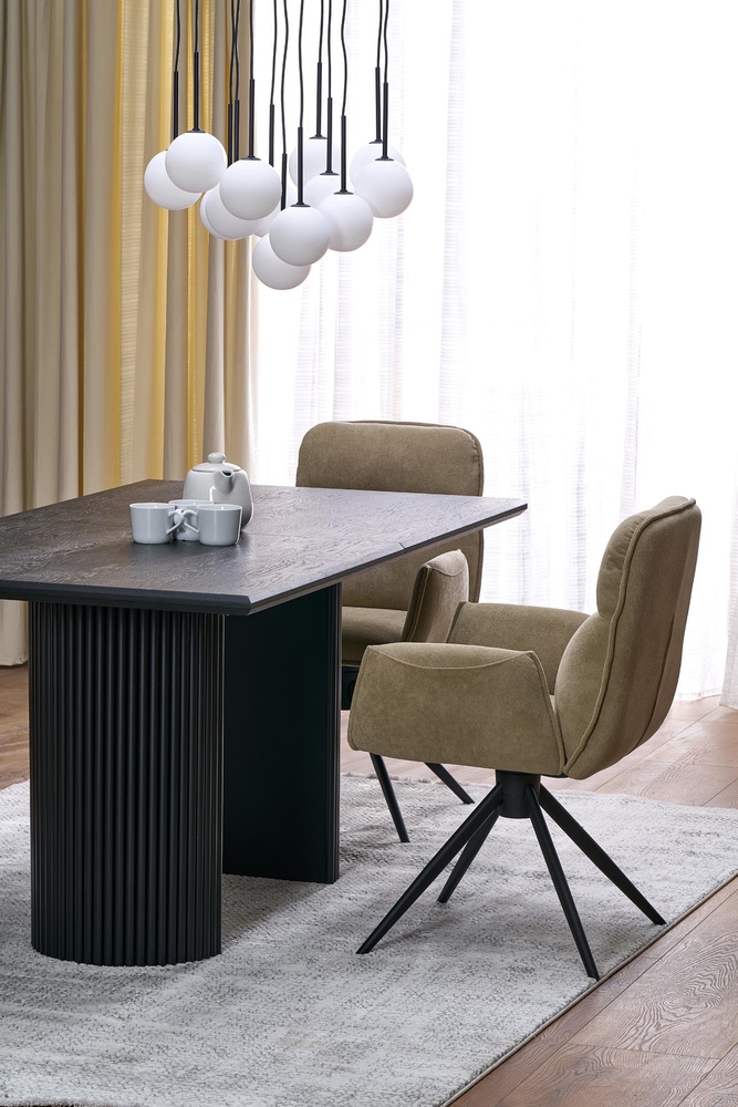 Stół rozkładany Bolero 160 - 250 x 90 cm czarny