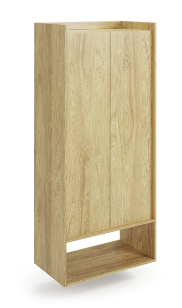 Regał modułowy hikora naturalna mat 78 x 41 x 179 cm Mobius