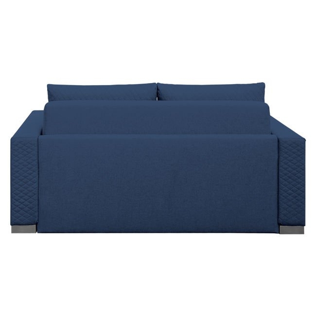 Sofa 2-osobowa tapicerowana granatowa Derpik Meble tapicerowane